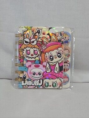 Labubu tabbed mini notebook